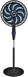 Ventilador de Coluna Arno X-TREME 9 40cm VE9C, 160W, 9 Pás, 3 Velocidades, Oscilação 80º, Power Zone, Modo Noturno, Altura Ajustável de até 1,5m, 110V