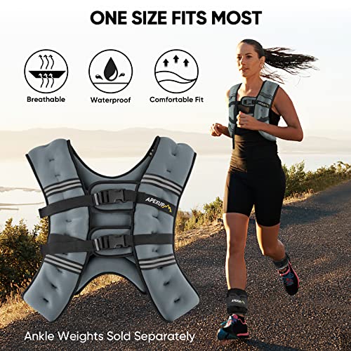 Image of APEXUP Weighted Vest Men Women, Weight Vest for Women Workout Equipment for Strength Training Running