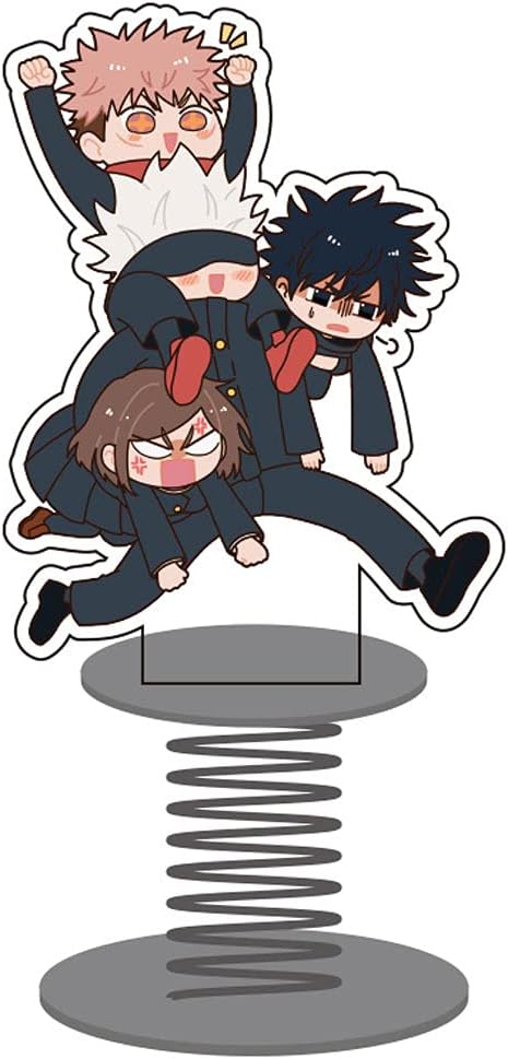 Amazon 呪術廻戦 狗巻棘 両面宿儺 五条悟 アクリルスタンド コスチューム道具 バネスタンド 萌えグッズ 同人 面白い フィギュア アニメ周辺 両面プリント かわいい 飾り プレゼント A フィギュア ドール 通販