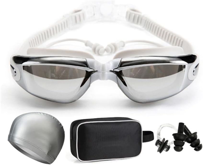 Professional Swimming Goggles Anti-Fog UV Adjustable Men Women Waterproof Silicone Swim Glasses Eyewear