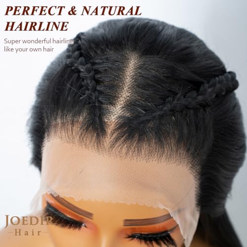 Perruque Lace Front Wigs 38 pouces Joedir Hair straight 1B
