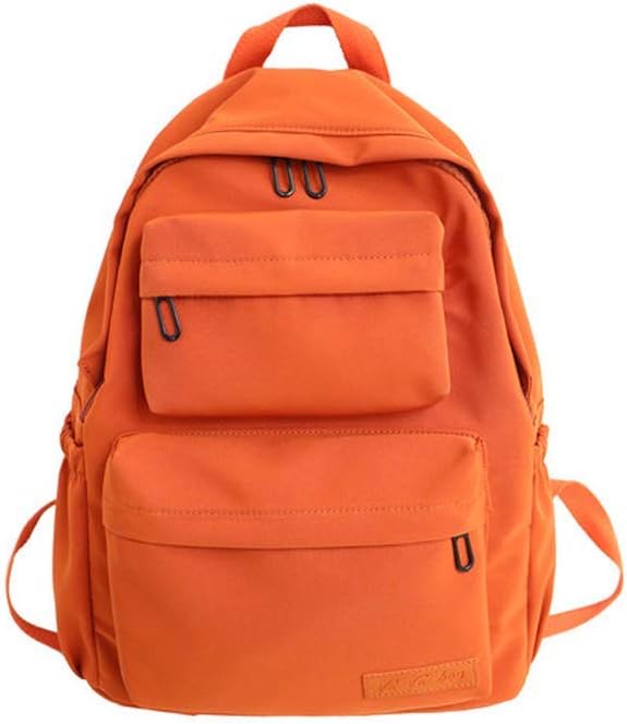 Student Backpack, Women's Waterproof Nylon Backpack, MultiPocket Travel Backpack, Girls' School