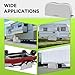 RVMATE RV Tire Covers, Dual Axle Wheel Cover (2 Pack) Fits 27