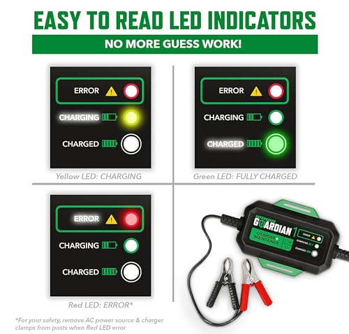 Image of Interstate Batteries 12V Battery Charger & Maintainer 1.2A