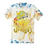 The Magic School Bus Shirt - The Magic School Bus Ms. Frizzle Mens Tie Dye Graphic T-Shirt (Tie Dye, Medium)
