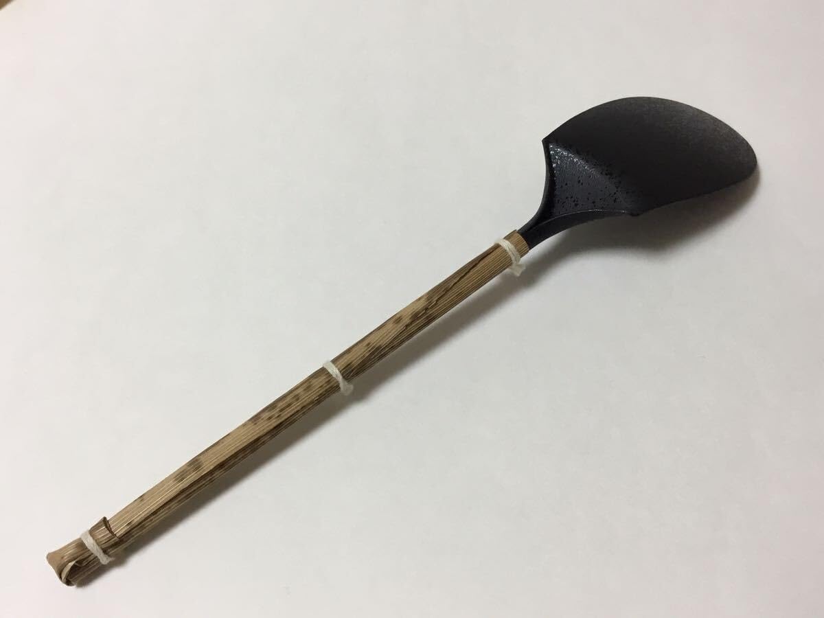 棗 糸目 竹製 茶道具 染付竹文 祥瑞写 替棗 茶器 黒柿蓋 時代箱 V 6382