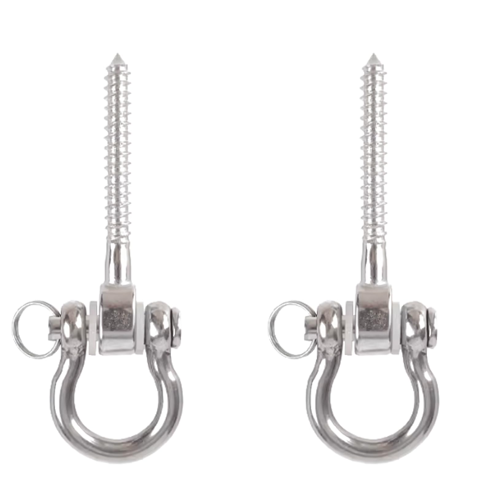 Gancho oscilante Perchas de Tornillo de Acero Inoxidable, Paquete de 2 Ganchos montados en Sacos de Arena, Juego de Columpio de 180°, Kit de herrajes para Hamaca, Silla, Porche