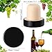 Yookeer T-shaped Stopper Cork Wine Bottle Stoppers Reusable Wine Sealing Plug for Beer Bottles DIY Craft(Black,36 Pieces)