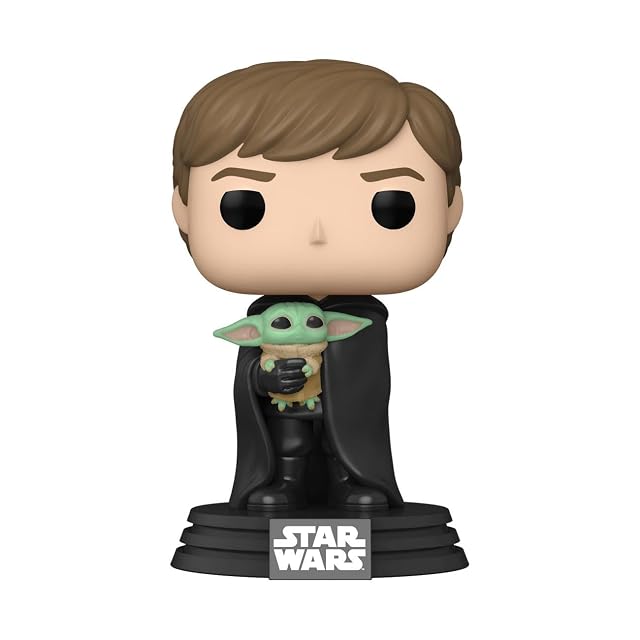 Foto 2 de 8 de Funko Pop! Star Wars: The Mandalorian - Luke Skywalker with Grogu (The Child, Baby Yoda)