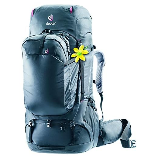 Deuter, Mochila Hibrida para Mochilões ou Trekking Aviant Voyager SL, 60+10 Litros, Preta.