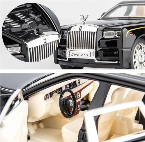 Image of Kids Toy car Playsets 1:32 Scale Die cast Metal Car Pull Back Light Music Kid Pull Back Metal Cars with 4 Openable Doors Light and Musical Sound (Multi)