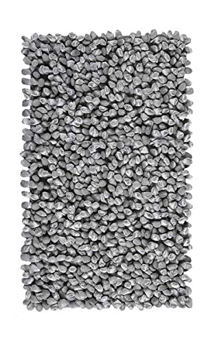 Aquanova Rocca Badteppich Badematte (60x100cm Silber grau)