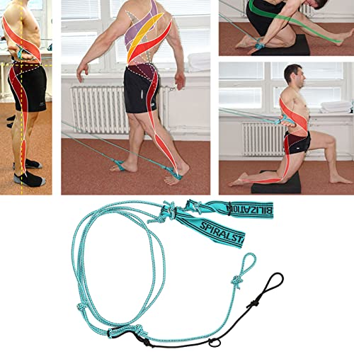 Ejoyous Yoga Stretching Strap, 0.2in Waist Back Stretch Band Stabilization Training Sport Stretches Rope - Image 2