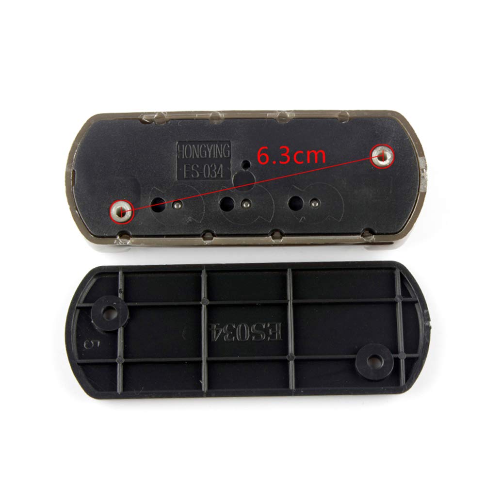 Eingebautes Kofferschloss, Set mit einem Paar DS-005A# Zahlenschloss-Ersatz for Koffer-Zugstangen, Boxen, Truhen, DIY-Projekte