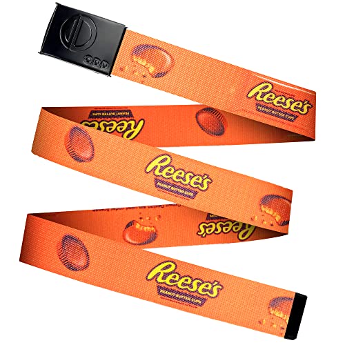 Odd Sox Reese's Cups Print Adjustable Belt - Novelty Belt for Men, Women, One Size