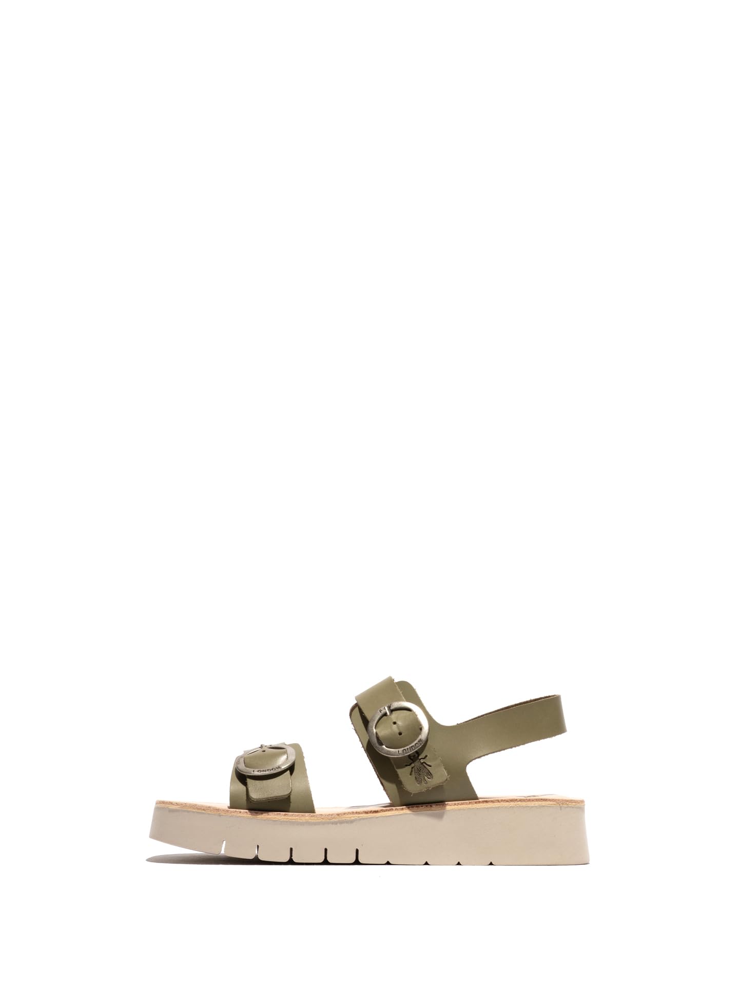 Fly London SOLB260FLY, Sandal Women's Fashion Shoes, SMOG/NATURAL, 6