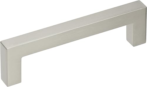 Miniatura 35 de Amerock | Mango de gabinete | Bronce champán | 3 pulgadas (2.992 in) de centro a centro | Monumento | Paquete de 2 | Jaladera de cajón | Asa de