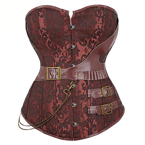 Corset steampunk taille formateur pour camoufler les rondeurs et redresser le dos