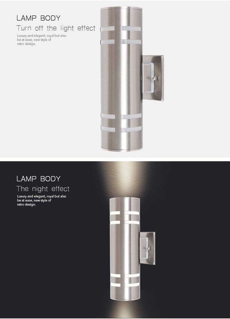 Exсluѕіvе Tengxin Outdoor Wall Sconce Waterproof Wall Light Fixture Porch Light,Wall Mount Light, Stainless Steel 304 Outdoor Wall Light, UL Listed, Suitable for Garden & Patio Lights. …