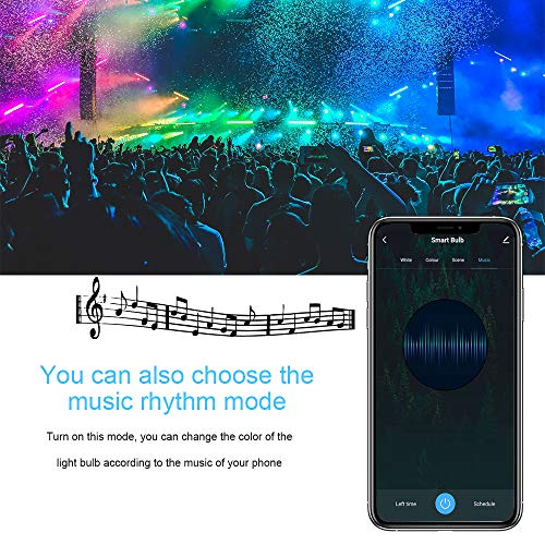 Dogain D-E12-6 Smart Light Bulbs E12 Base Led Light Bulb Color Changing Wifi-Bluetooth Lights Compatible thumb #6