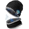 Regali Uomo Originali Cappello Bluetooth – Idee Regalo Natale Uomo Papà Amiche Regali Gadget Tecnologici Utili, Berretto con Cuffie Bluetooth Musica Sport Invernale Accessori Running Sci Elettronica
