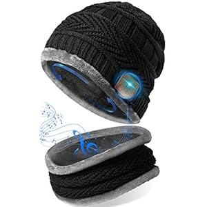 Regali Uomo Originali Cappello Bluetooth – Idee Regalo Natale Uomo Papà Amiche Regali Gadget Tecnologici Utili, Berretto con Cuffie Bluetooth Musica Sport Invernale Accessori Running Sci Elettronica