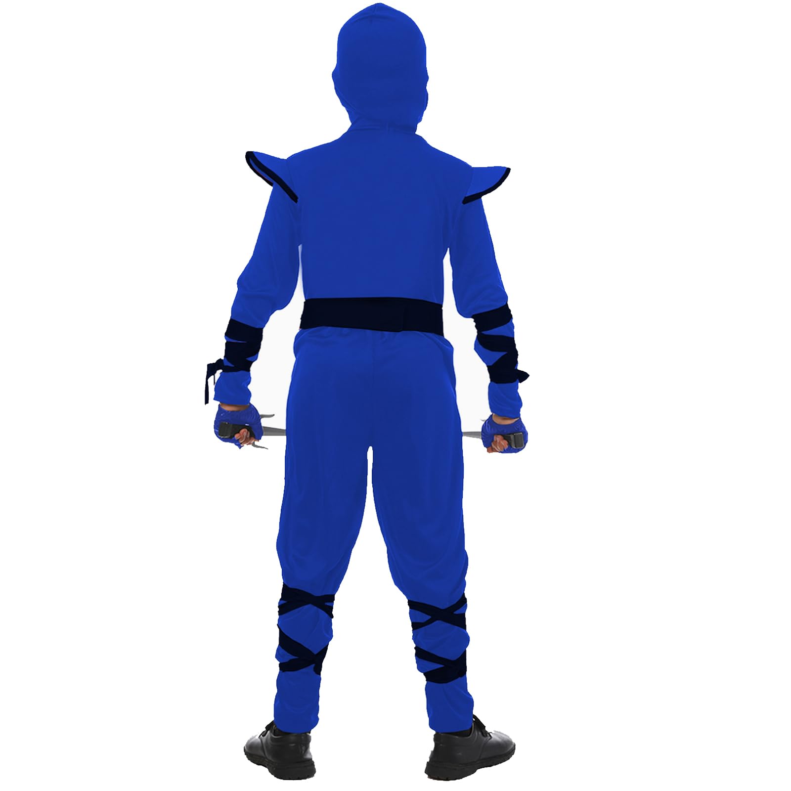 Deluxe Ninja Disfraz para Niños Muscular Ninja Disfraz de Halloween Ninja Disfraces para Niños