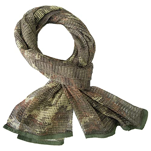 Tongcamo Red de Camuflaje, Bufanda táctica de Malla Camuflaje para Juegos de Guerra, Deportes y Otras Actividades al Aire Libre, Italia Camo