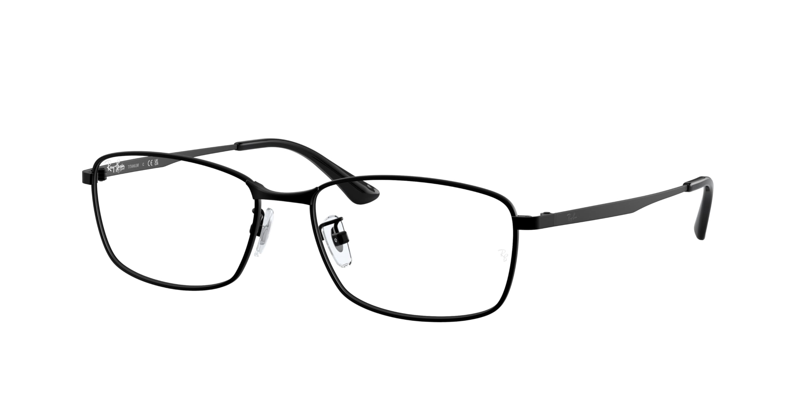 Ray-Ban Męskie prostokątne oprawki na okulary korekcyjne Rx8775d