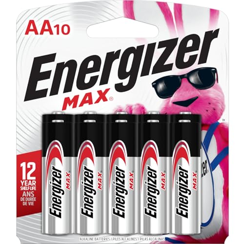Energizer MAX AA Batteries (10 Pack), Double A Alkaline Batteries - image 8