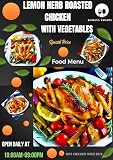Lemon Herb Roasted Chicken With Vegetables : Chicken recipe