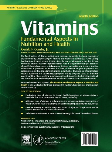 The Vitamins: Fundamental Aspects in Nutrition and Health