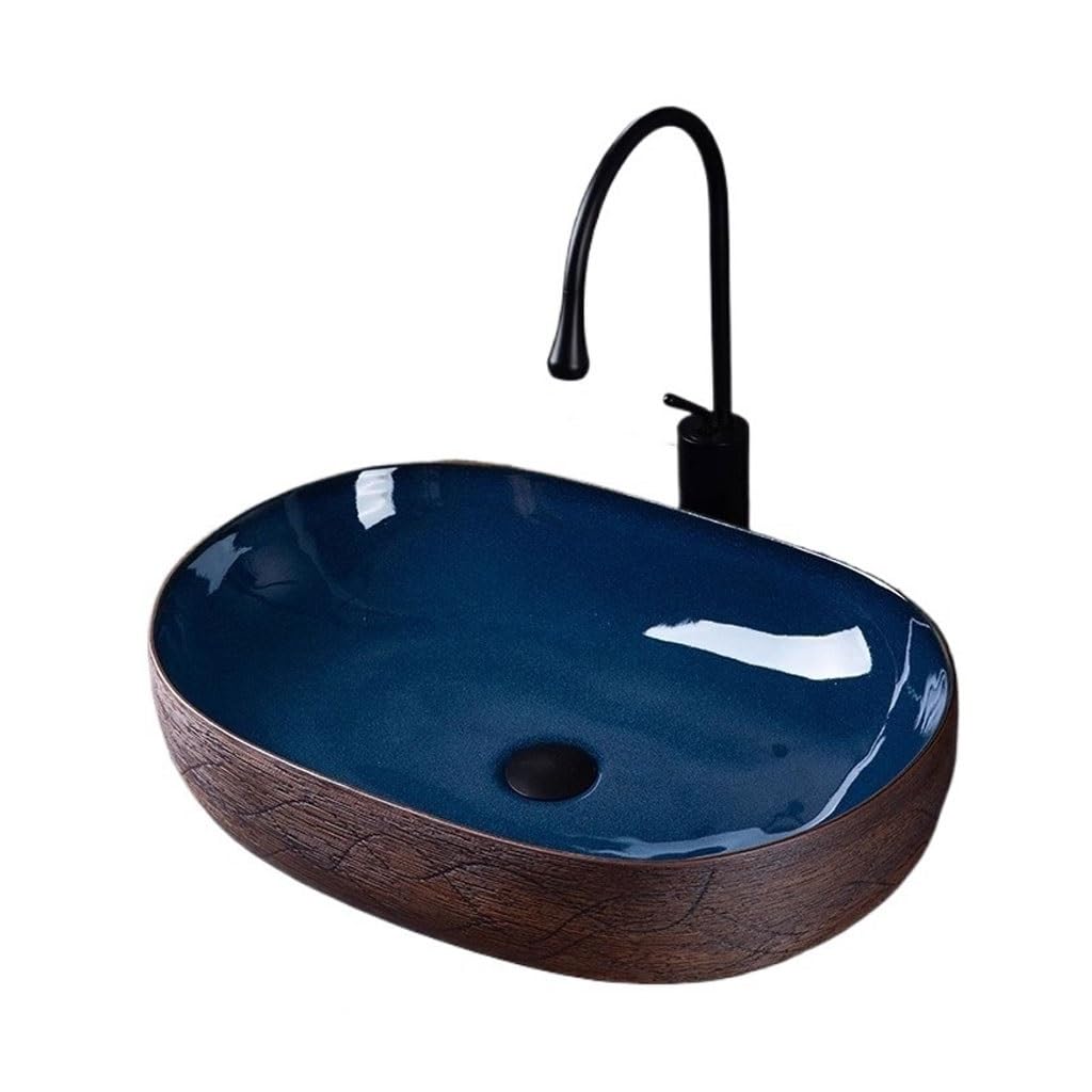 Bathroom Countertop Vessel Sink Hotel Homestay Basin Balcony Wash Above Counter Outdoor Garden Bathroom Bathroom Sinks
