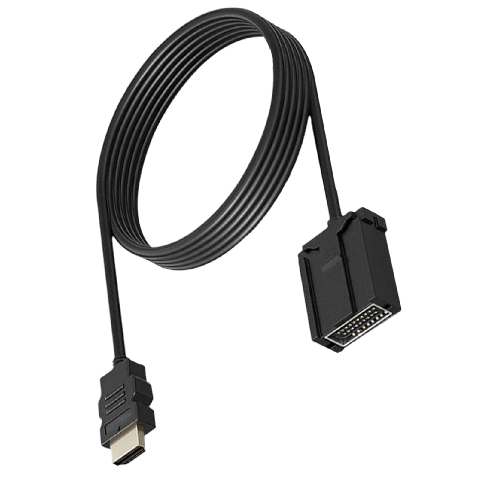 Cable de audio y video para coche con conector transmisor de sonido estable 8