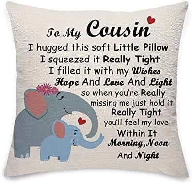 COEROW Nanny Gift From Grandson Granddaughter Pillow Cover Pillow Cases Cushion Cover Hug Pillow Cover Pillow Protector to Grandma for Mothers Day Christmas Thanksgiving Day Gift (Nanny)