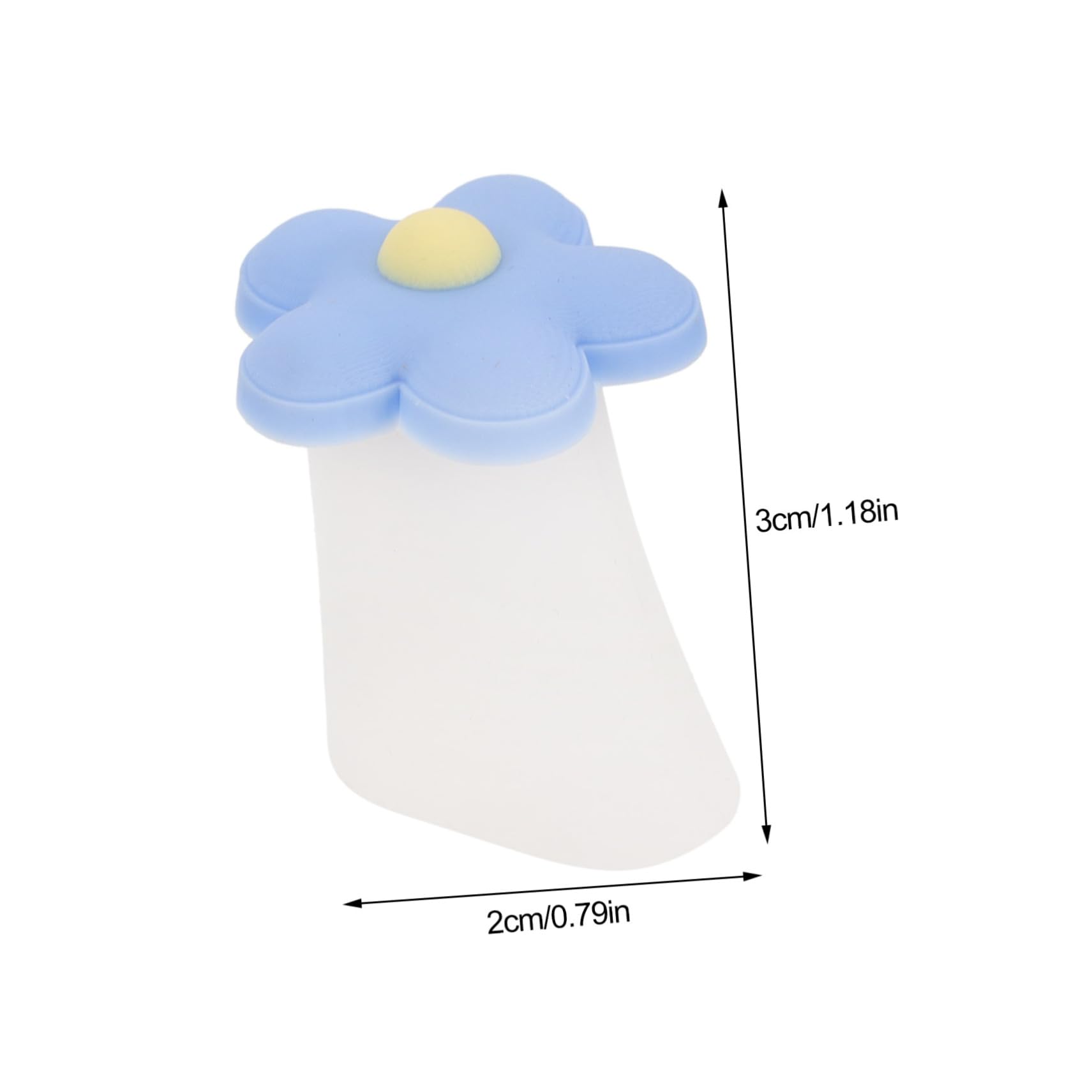 LIFKOME Silicone Toe Separator Flower Design 8 Pcs/kit x 2 Sets Toe Separators for Manicure