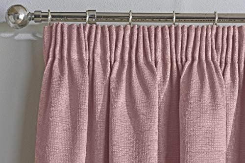 Enhanced Living Matrix Grey Silver 90 x 108 inch (229x274cm) Tape Top Thermal Noise reducing Dim Out Curtains for Bedroom and Living room