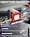 Oil Extractor Pump 12V 60W, Electric Engine Oil Extractor, Oil Transfer Pump for Motor Oil, Gear Oil, ATF, Lube Oil Change, Self-Priming Fluid Transfer Pump for Car, Mower, Jet Ski, Red