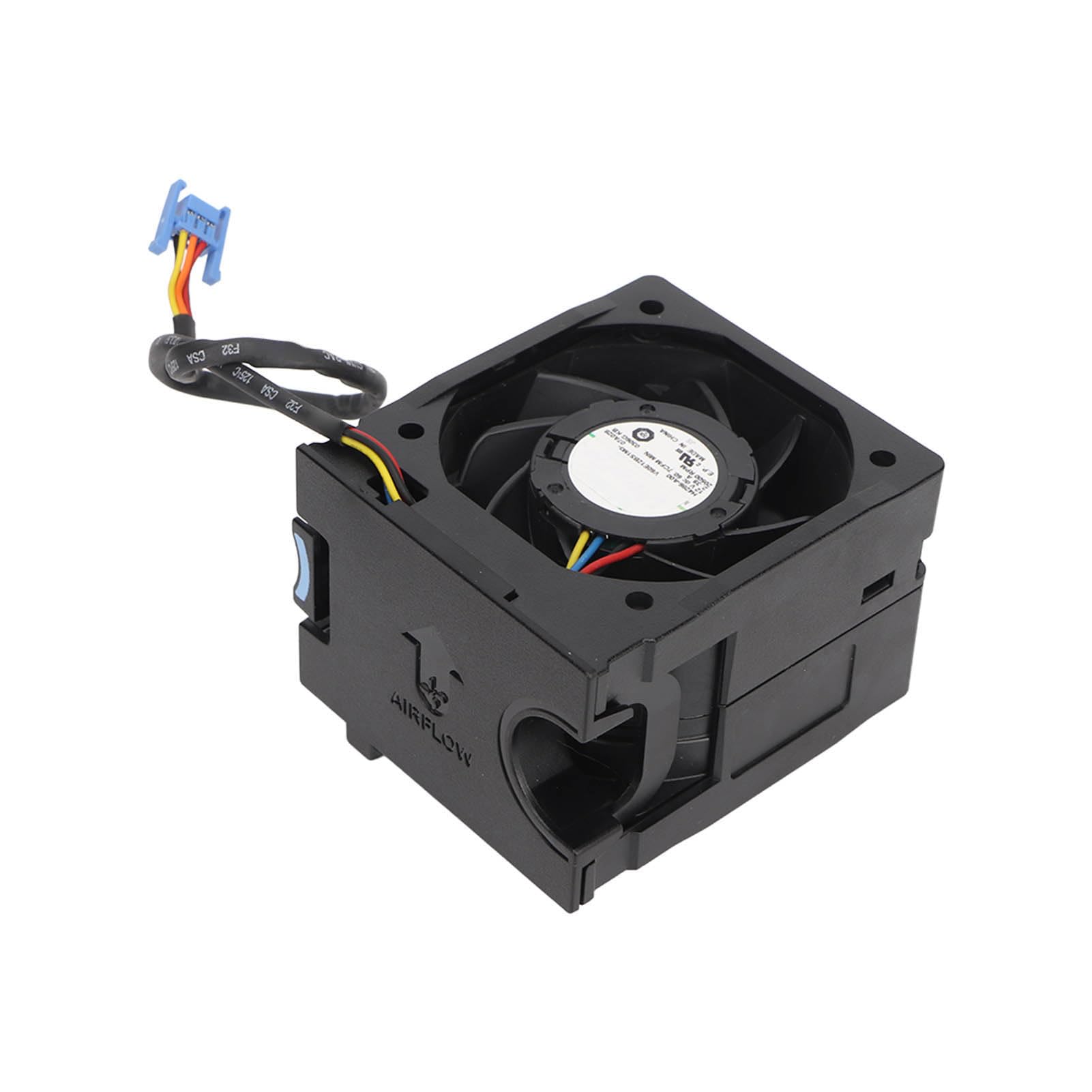 Ventilador de Refrigeración de CPU DC 12V 2.39A Enfriador de CPU de Alta Velocidad para Servidores PowerEdge R540 R540XD R7415 Material ABS 1 Unidad