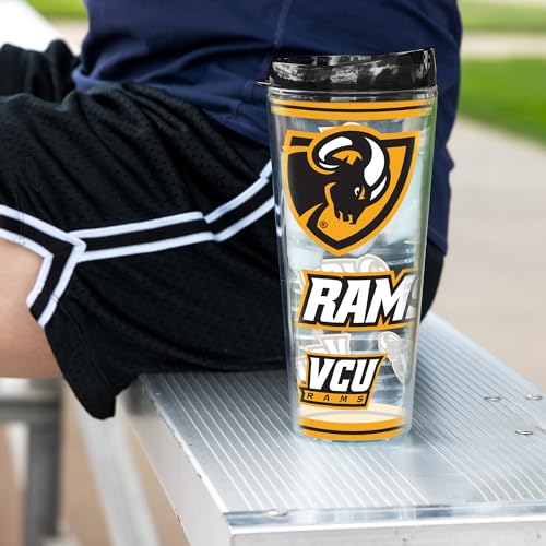 Image of Rico Industries NCAA College Double Wall Mayhem 16oz Or 20oz Tritan Tumbler W Lid
