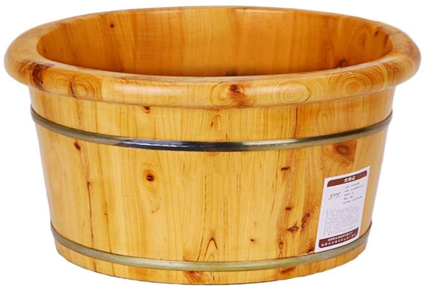Baño de pies madera Katzowen para pedicure y masaje miniatura 1