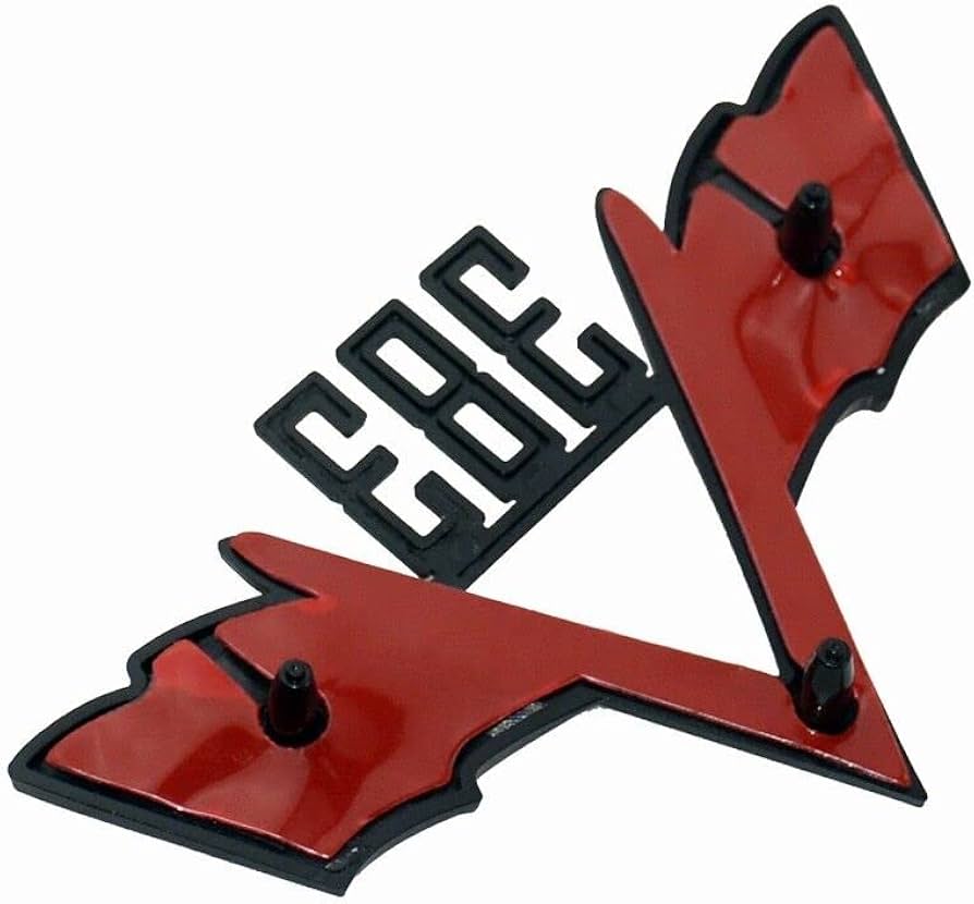 Amazon.com: 2Pc Custom 383 Cross Flag Fender Emblem Style