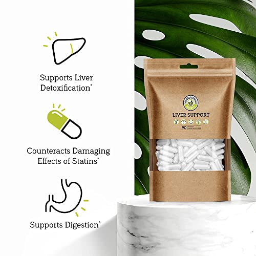 Dso Milk Thistle - Natural Liver Support - Supplement With Dandelion & Ginger Root - Liver Health Repair, Cleanse & Detox Assistance - Digestive Support - Herb Enzyme Blend - Non Gmo - 90Ct #TOP6