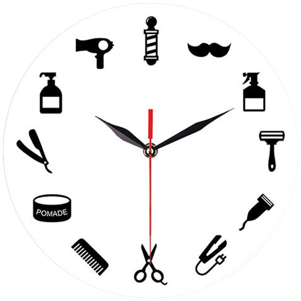 Horloge murale design moderne pour sublimer l'ambiance de votre salon de coiffure