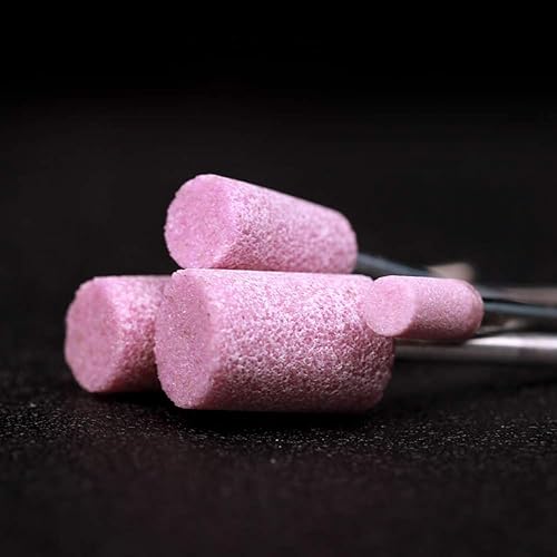 Miniatura 3 de 100 piezas de puntos de piedra abrasiva eléctrica de molienda Dremel Accesorios de pulido Kit de herramientas de rueda de cabeza de molienda para