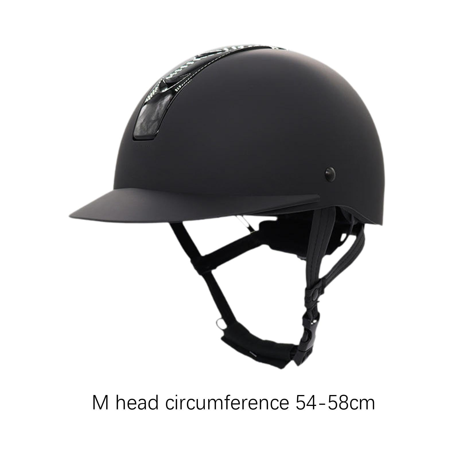 Milageto Casco equestre Starter Cappello equestre Portatile Pratico con Fori di Ventilazione Casco da Equitazione alla Moda Attrezzatura per Cavalli