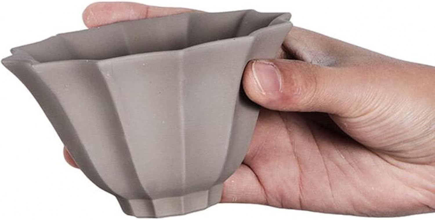 WellieSTR Flower Shape Cup Ceramic Mold Slump and Hump Mold