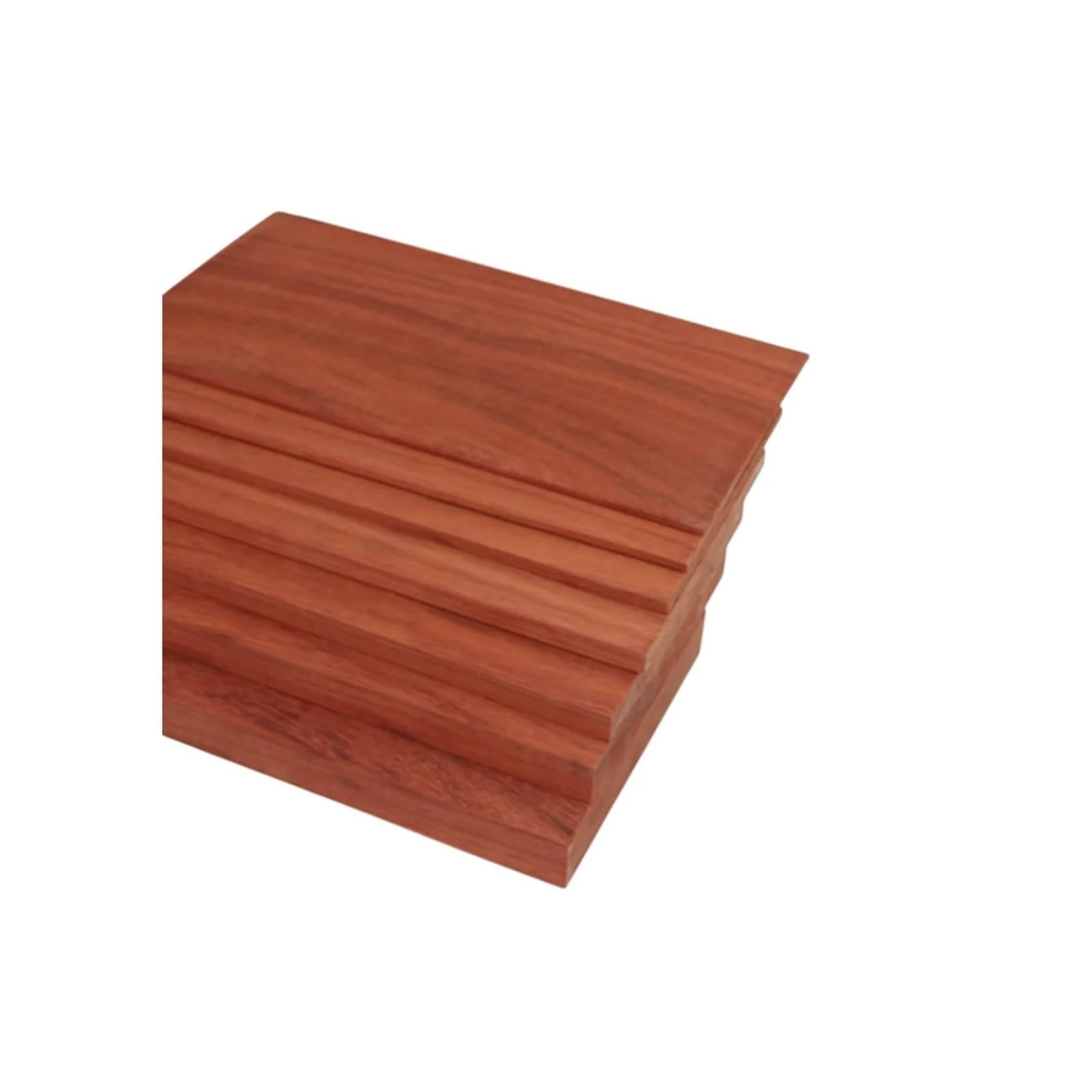 Tablas de madera sin tratar Bloques De Madera Sin Terminar, Tablero De Madera De Peral Rojo, 200 Mm X 100 Mm, Espesores Múltiples, Paquete De 5(5mm)