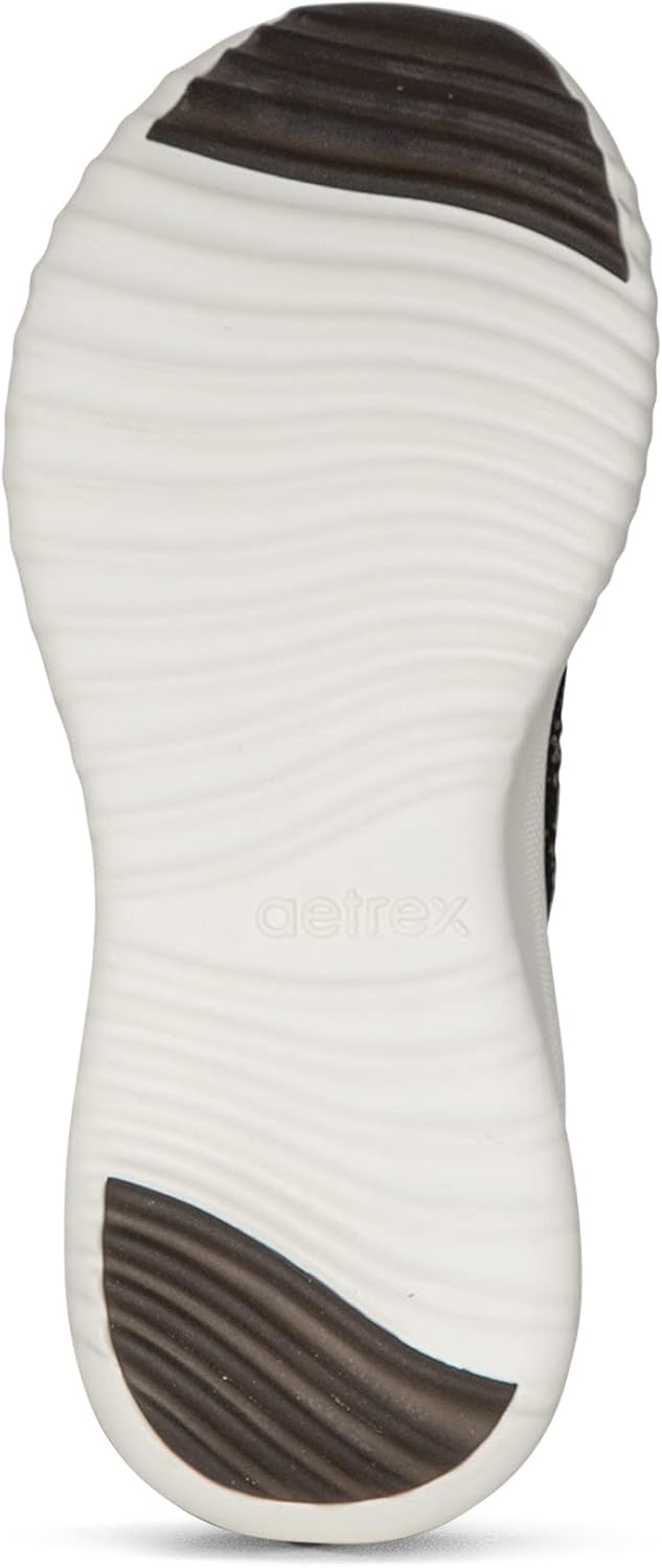 Aetrex Women's Carly Orthopedic Arch Support Knit Sneakers for Women- Plantar Fasciitis Relief Women Sneakers W/ Lace Up - Image 6