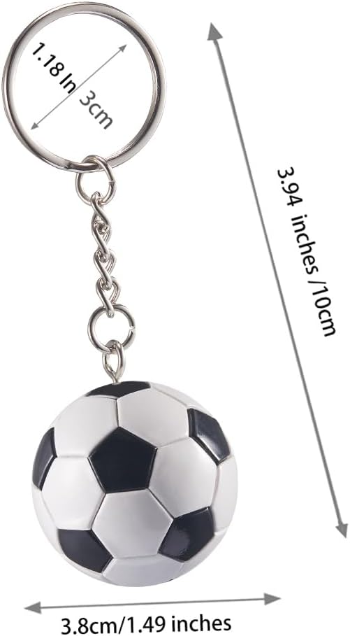 Miniatura 2 de KCKEYS Llavero de fútbol de la Copa del Mundo, llavero de balón de fútbol, llaveros de fútbol para mochila, llavero de fútbol para hombres, colgante